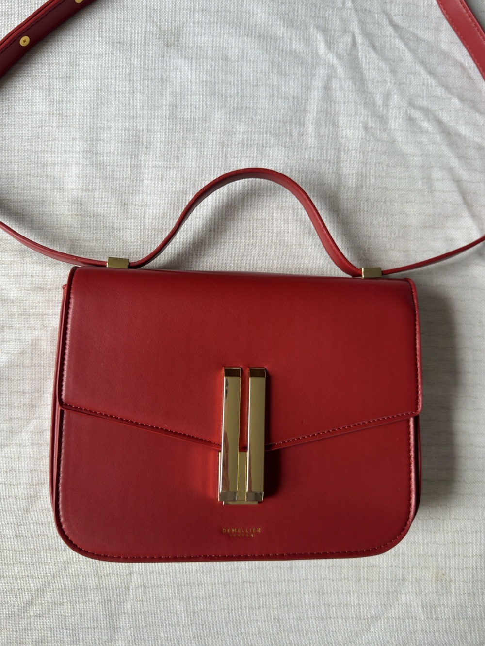Demellier Vancouver Bag Poppy Red - Picture 4 of 14